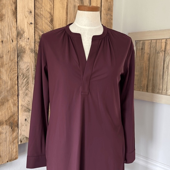 Lululemon Effortless Dress Bordeaux Drama - Size 4 - Picture 8 of 12